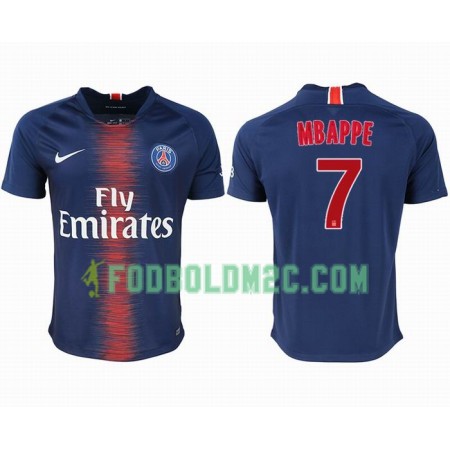 Paris Saint-Germain MBAPPE 7 Hjemmebanesæt 2018-2019 Kortærmet
